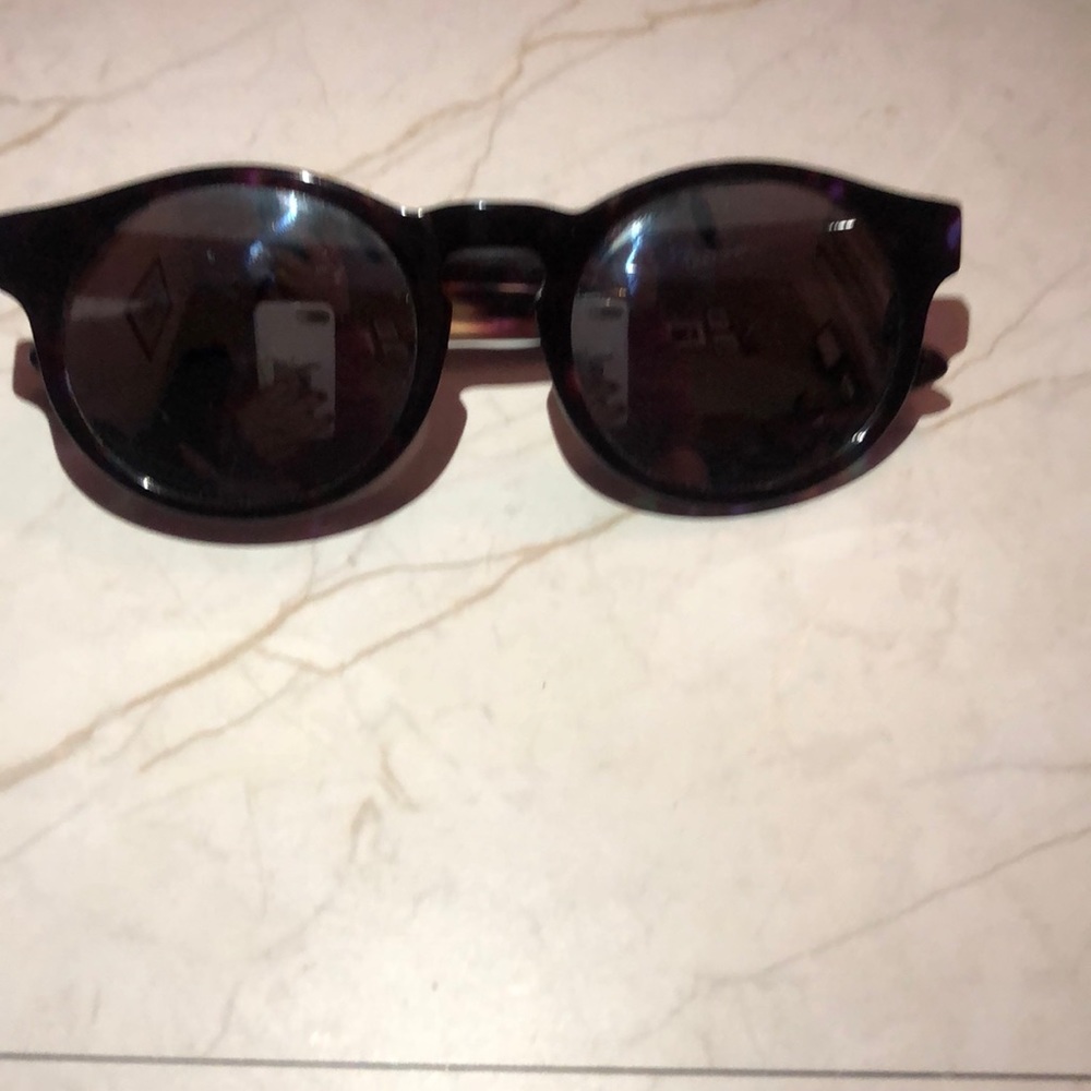 Aquaswiss reflective lens tortoise sunglasses